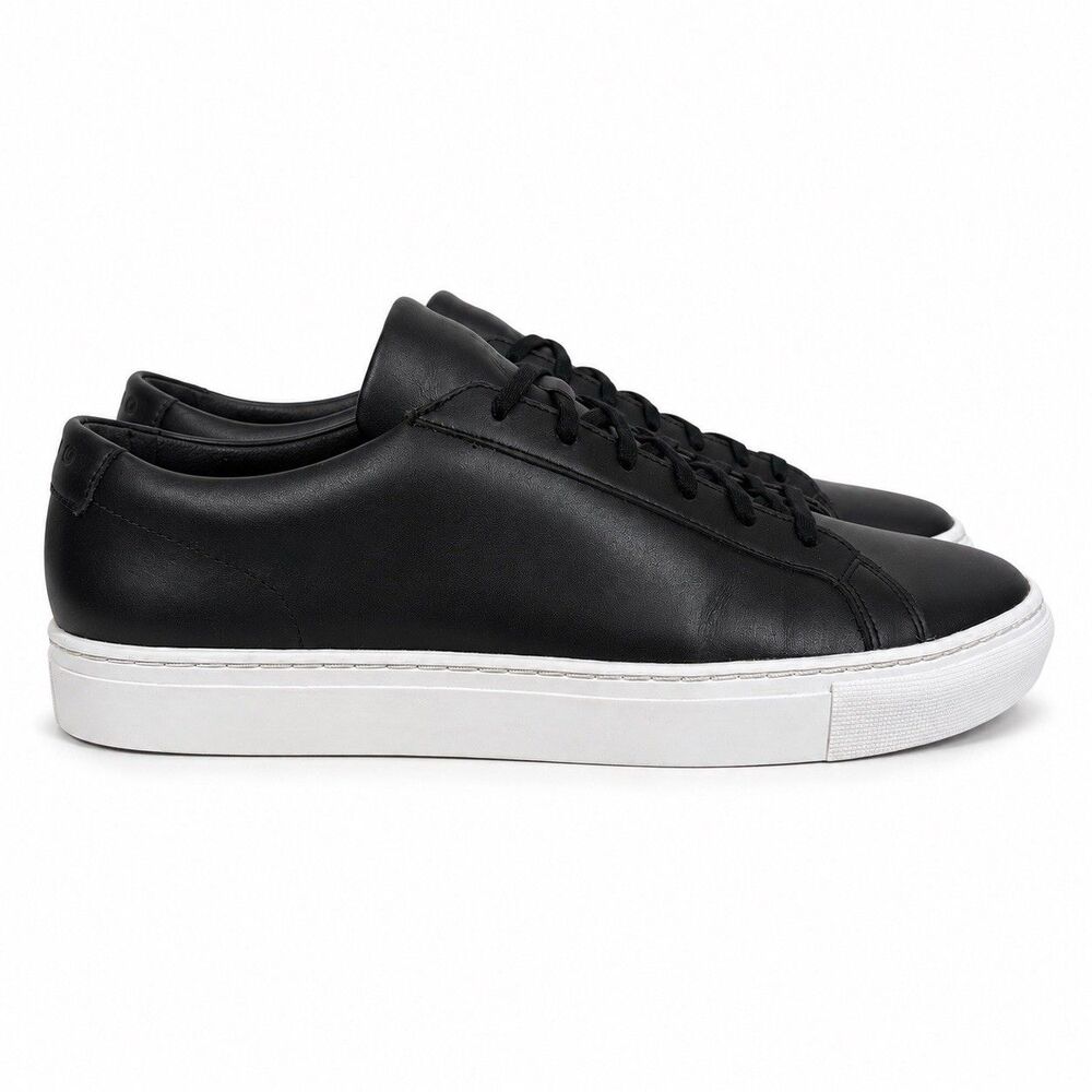 FootJoy Golf Shoes Mens 10 M Black Leather Spikeless Sneaker Preppy Casual